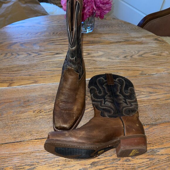 DAN POST DP3393 rubberized sole cowboy boots/excellent condition/8.5W - Picture 2 of 9